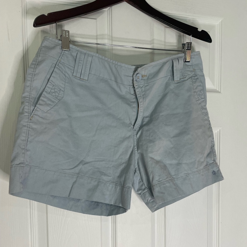 LEVIS powder blue twill shorts -  size 12